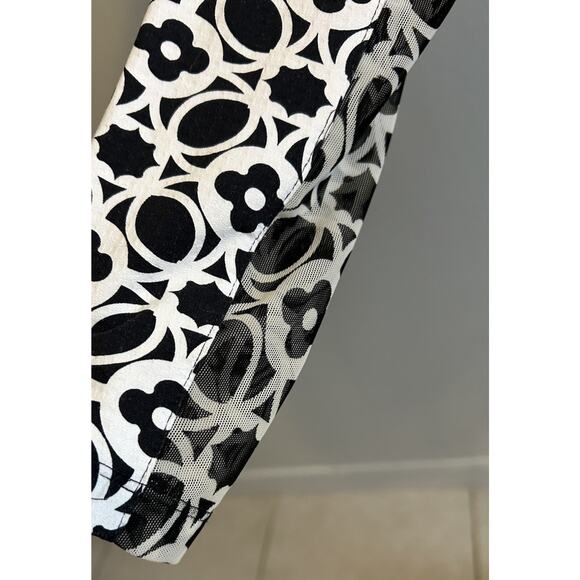 IBKUL 1/4 Zip Pullover Mesh Vent Medallion Print Long Sleeve SPF 50 Womens Med - Picture 9 of 11